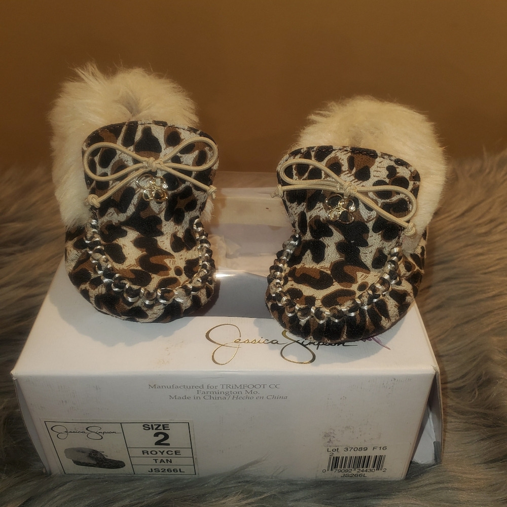 Brand new jessica simpson baby slippers